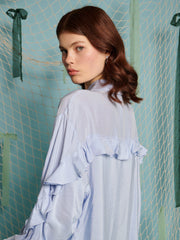 Sail Stripe Blouse Baby Blue / Z