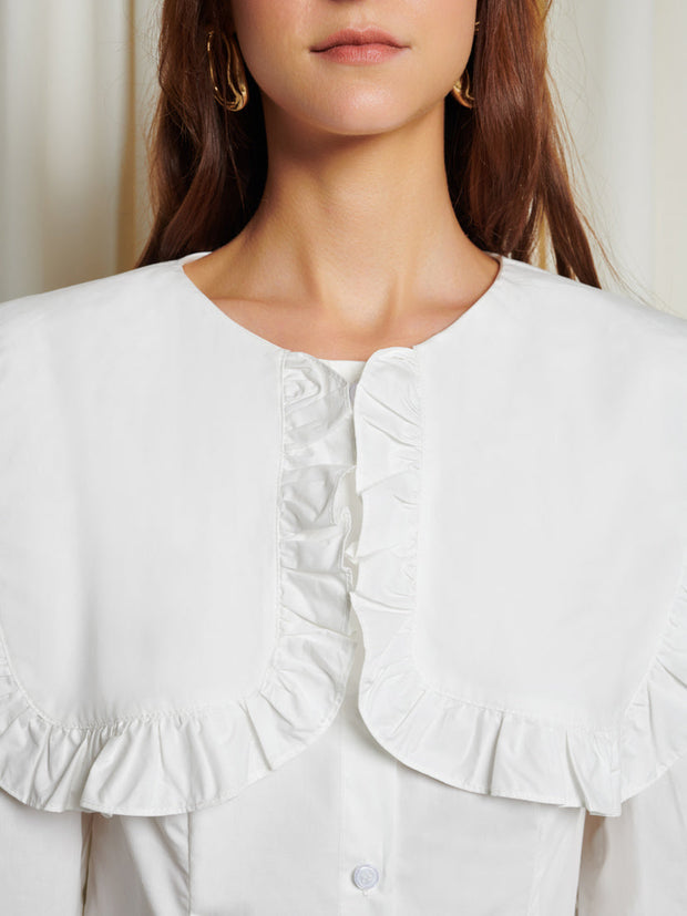 <b> Ghospell </b> Christy Collar Blouse