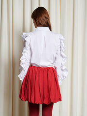 <b> Ghospell </b> Melissa Ruffled Shirt