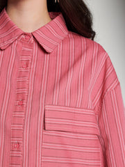 <b> Ghospell </b> Ailsa Stripe Shirt