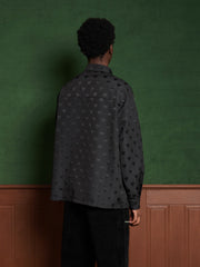 Roy Jacquard Shirt Coal Black / Z