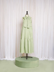 Stables Gingham Bow Dress