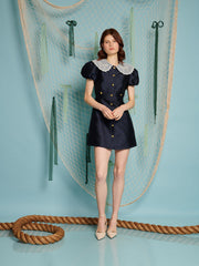 Buoy Jacquard Mini Dress