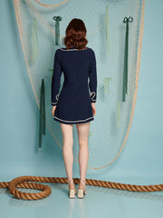 Harbour Hearts Mini Dress Navy Blue / Z