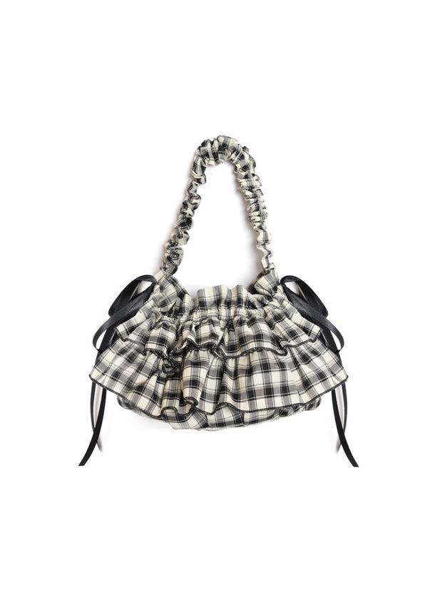 <b>DREAM</b> Thelma Check Ruffle Bag