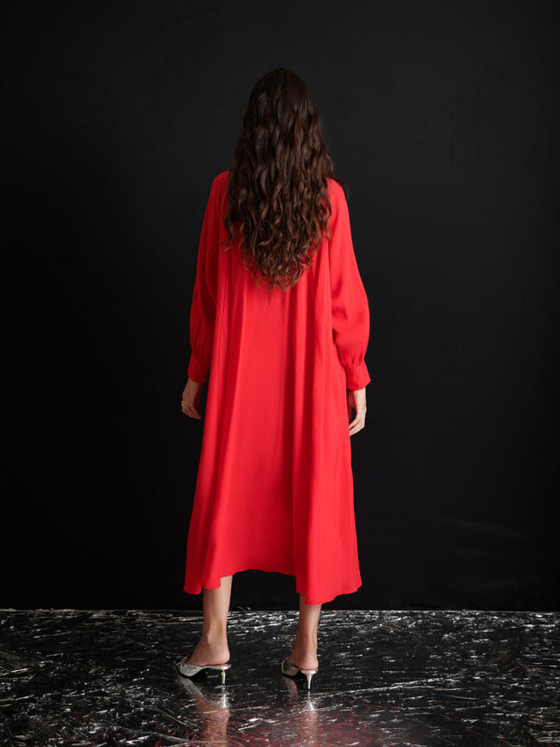 <b> Ghospell </b> Ayla Oversized Midi Dress