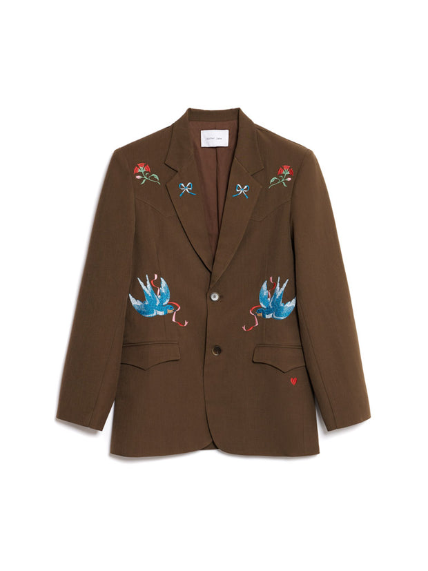 Lilian Embroidered Blazer