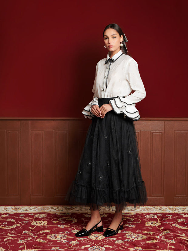 <b>DREAM</b> Voyage Tulle Godet Skirt