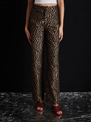 <b> Ghospell </b> Phoebe Jacquard Trousers