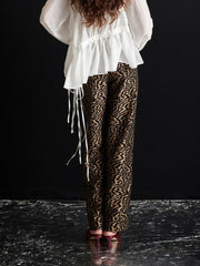 <b> Ghospell </b> Phoebe Jacquard Trousers